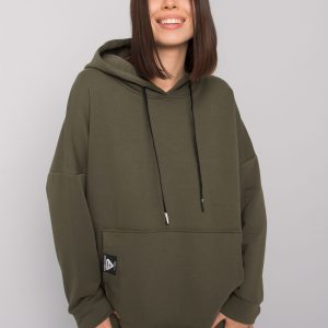 Khaki kangaroo plus size sweatshirt Josefina