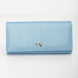 Blue oblong wallet