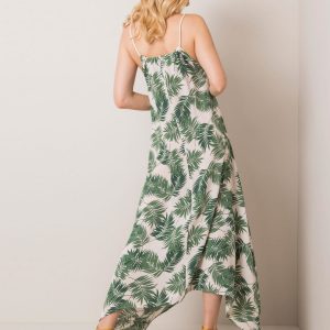 White and green Evvie dress