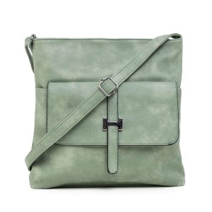 Light green flip bag