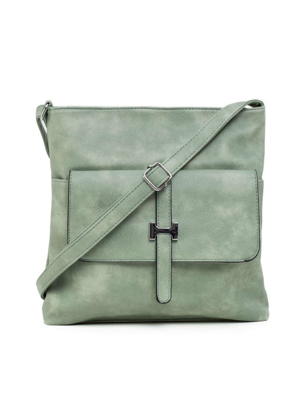 Light green flip bag