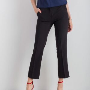 Black Elegant Women's Trousers