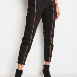 RUE PARIS Black pants Harlow