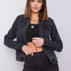 Black denim jacket Mavis RUE PARIS