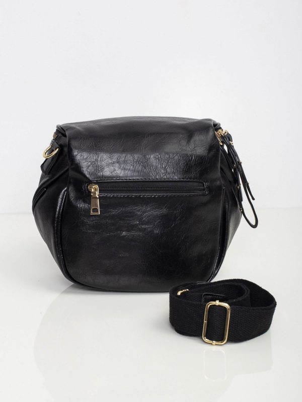 Black Zipper Handbag