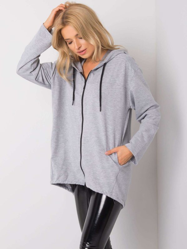 Grey melange Zelda sweatshirt