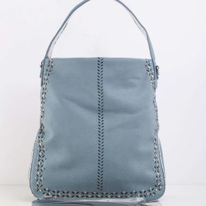 Blue Women's Applique Bag