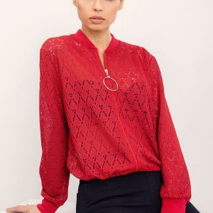 RUE PARIS Dark Red Melody Sweatshirt