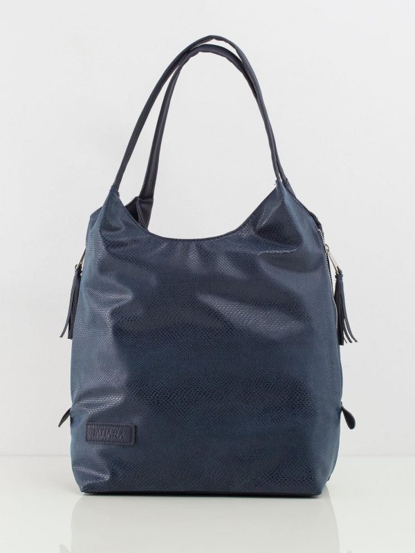 Dark Blue Women's Eco Leather Bag