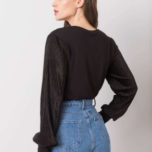 Blanche black blouse