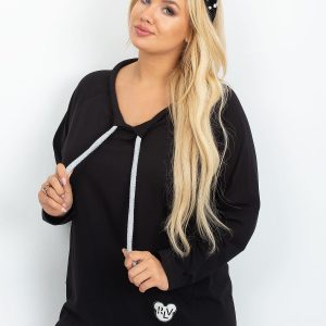 Black tunic plus size Sara