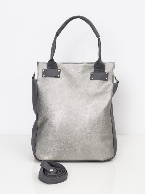 Grey Silver Women's Bag