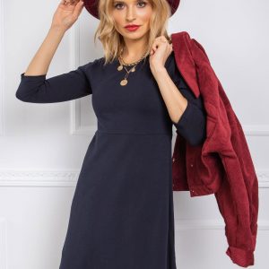 Navy blue dress by Leisa