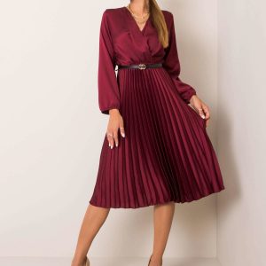 Burgundy Melody dress