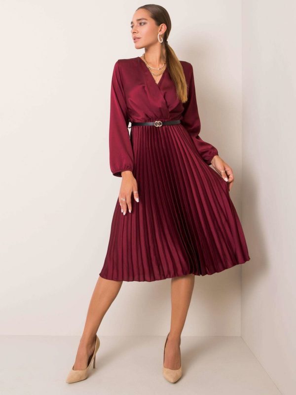 Burgundy Melody dress