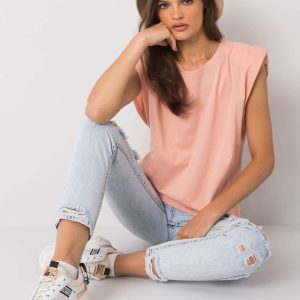 Salmon Endless Cotton T-Shirt