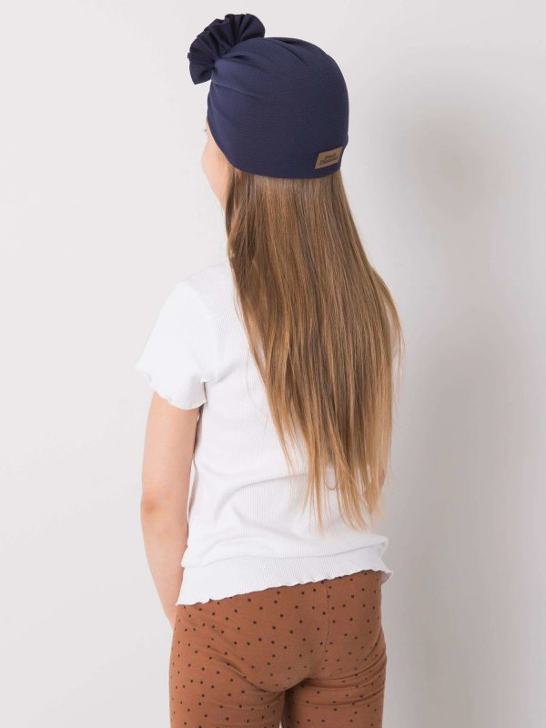 Navy blue girl hat