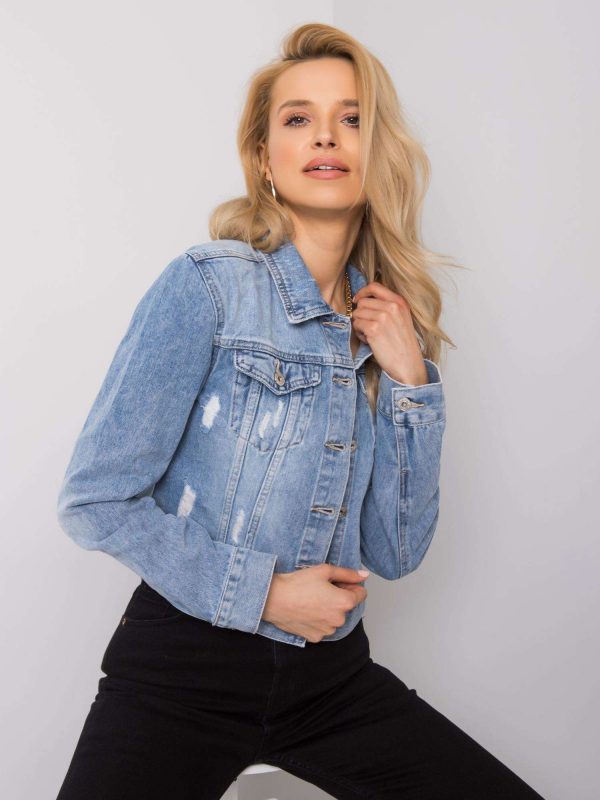 Blue women's jeans jacket Juliana