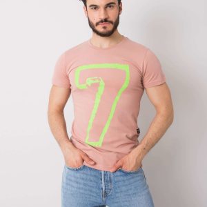 Men's Dirty Pink T-Shirt Cotton Marshall