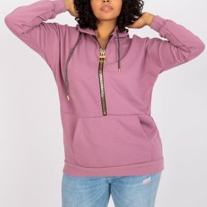 Dirty pink sweatshirt plus size casual sweatshirt Amanda