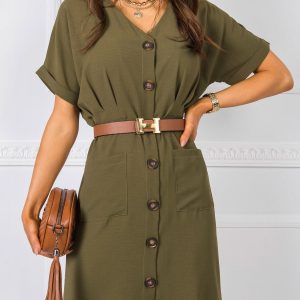 Khaki dress Blake RUE PARIS