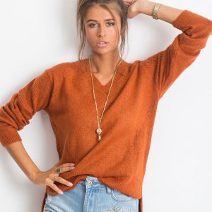 RUE PARIS Brick sweater Believe