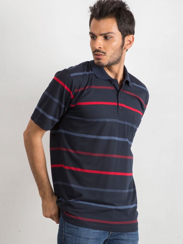 Navy Blue Polo Shirt Approachable