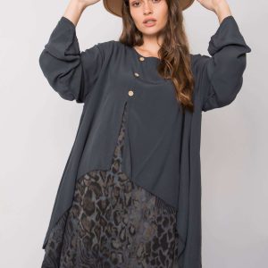 Graphite Loose Dress Gracilyn