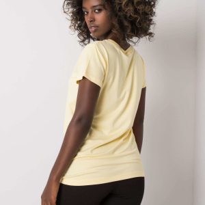 Yellow t-shirt for women Eudice FOR FITNESS