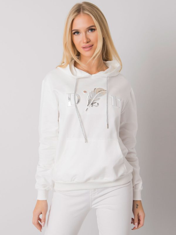 Ecru kangaroo hoodie Sheridan