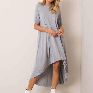 Grey melange dress Casandra RUE PARIS