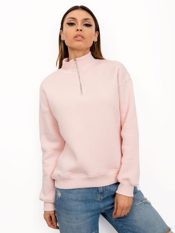 RUE PARIS Light pink Ayla sweatshirt