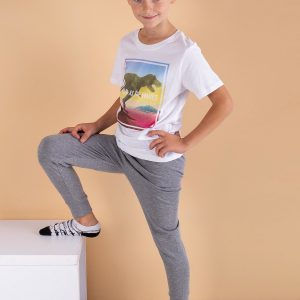 Gray thermoactive pants for boy