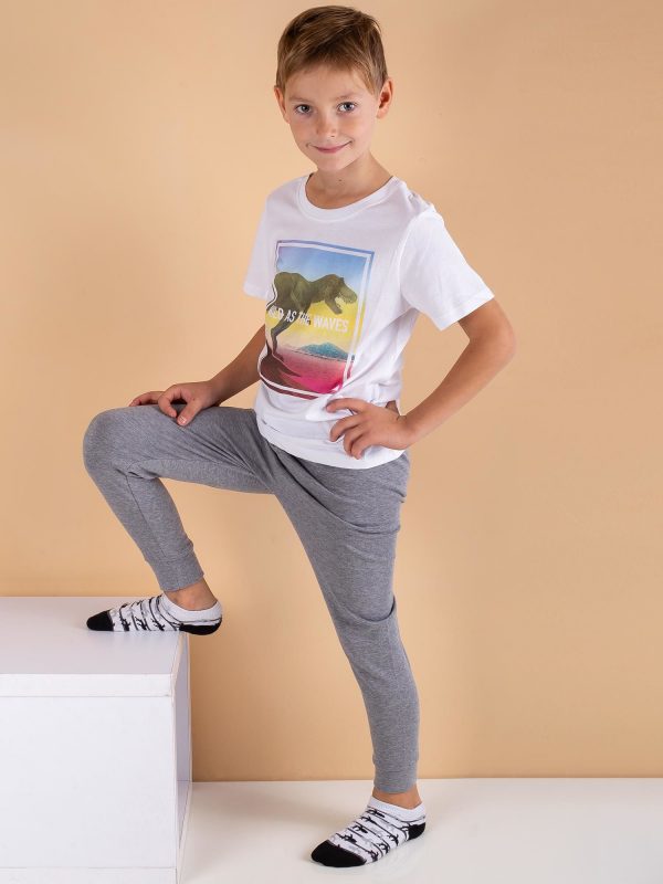 Gray thermoactive pants for boy