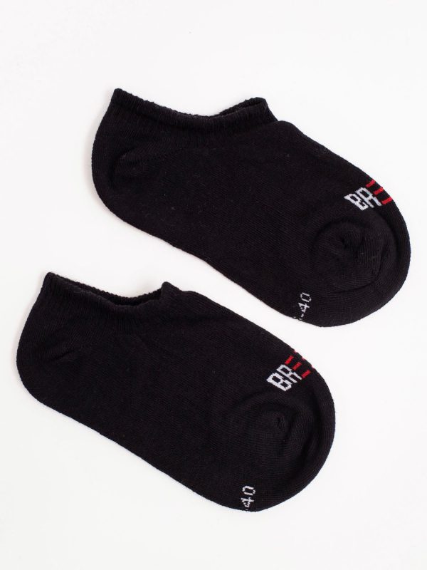 Black foot socks