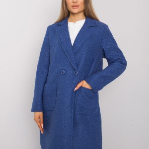 Blue classic coat Damme OCH BELLA