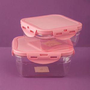 Pink Food Container