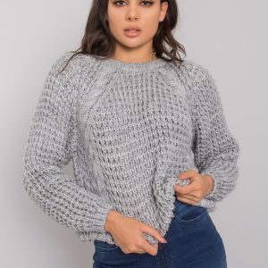 Jacksonville RUE PARIS gray wool sweater