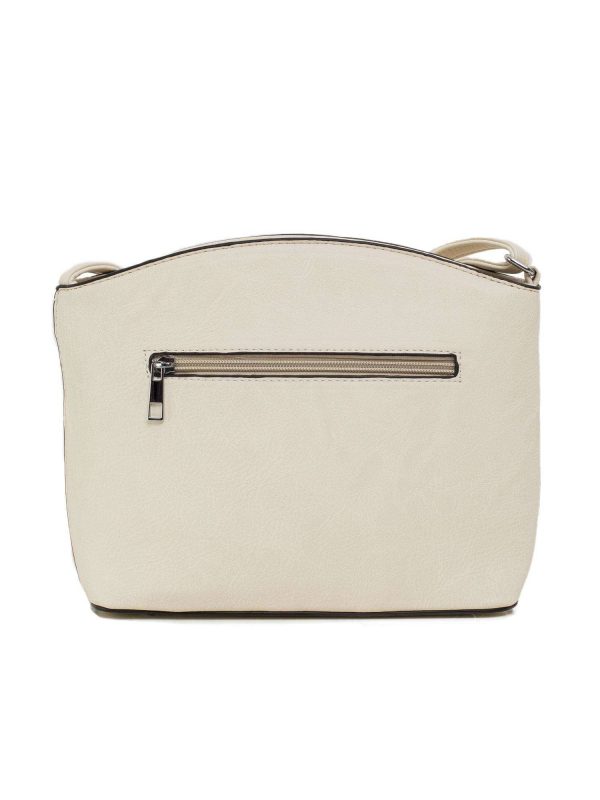 Cream Messenger Bag