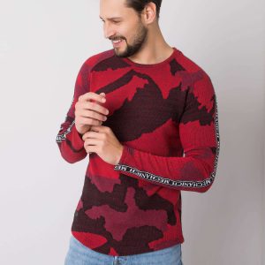 Red sweatshirt for men Luis