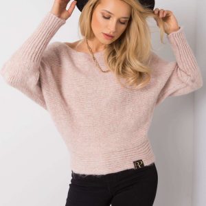 Pink-beige melange sweater Tinna RUE PARIS