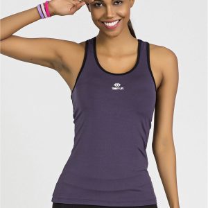 TOMMY LIFE Purple women's top