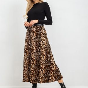 RUE PARIS Brown and black skirt Harriet