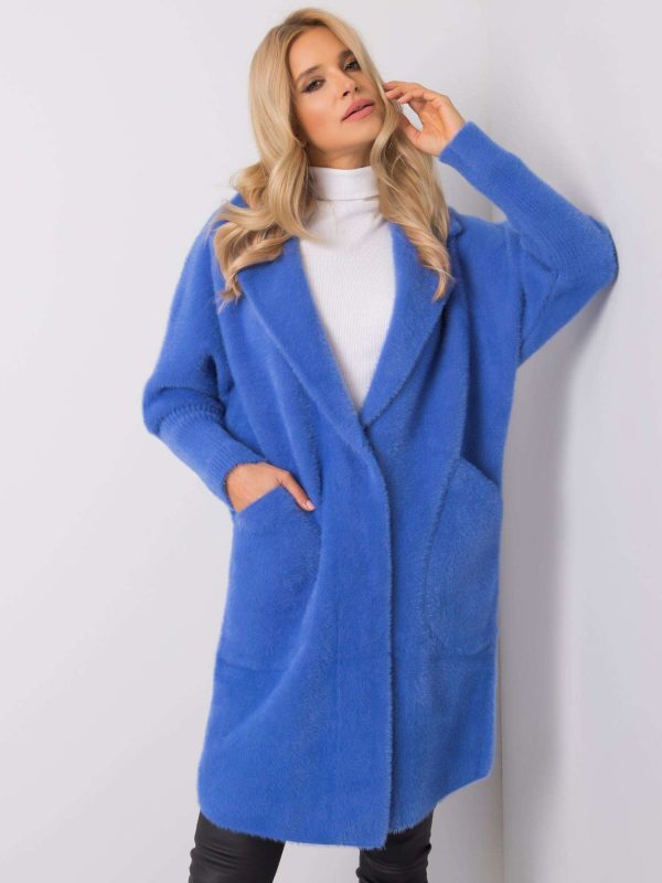 Eveline's blue alpaca coat