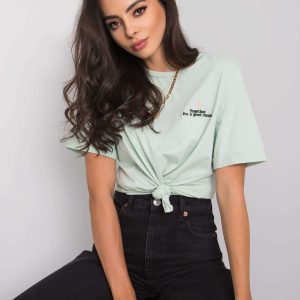 Mint cotton t-shirt Guida