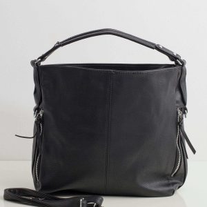 Black Eco Leather Urban Bag