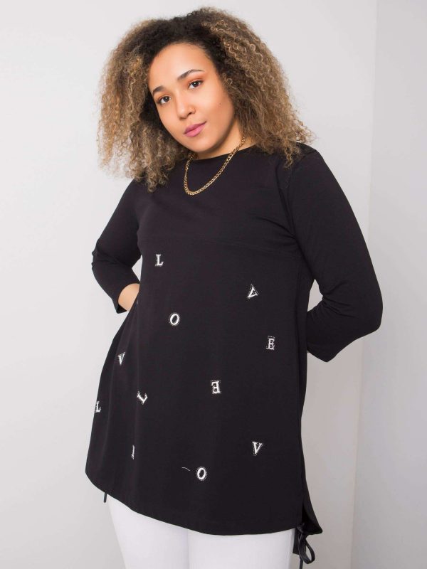 Black Alicia Cotton Blouse