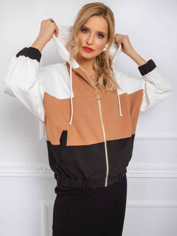 Katie RUE PARIS light brown sweatshirt