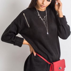 RUE PARIS Black Sweater Sound