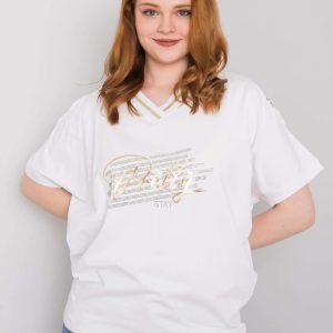 Richelle Plus Size White Blouse